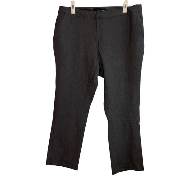 SALE!! Amanda + Chelsea gray slacks size 14W business work dress pants - Picture 1 of 3